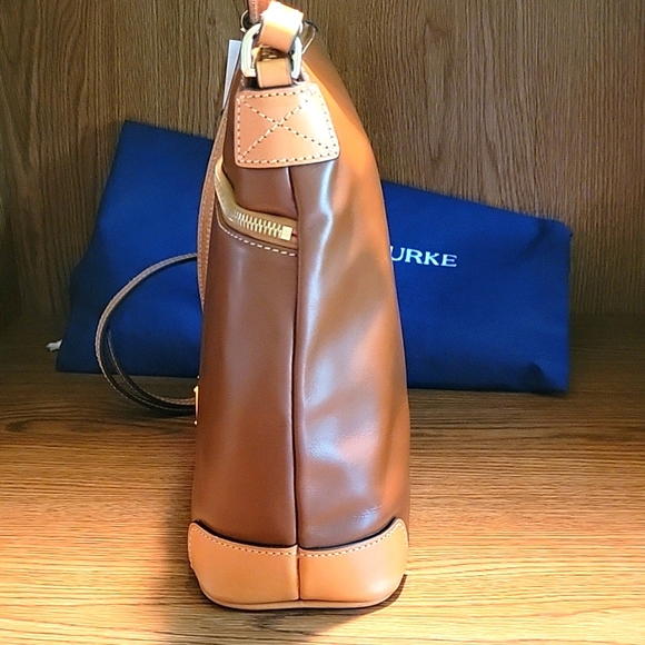 Dooney & Bourke Smooth Leather crossbody in Natural - Picture 5 of 16